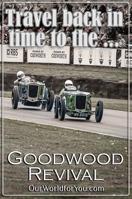 The pin image for our post - 'A Revival at Goodwood'