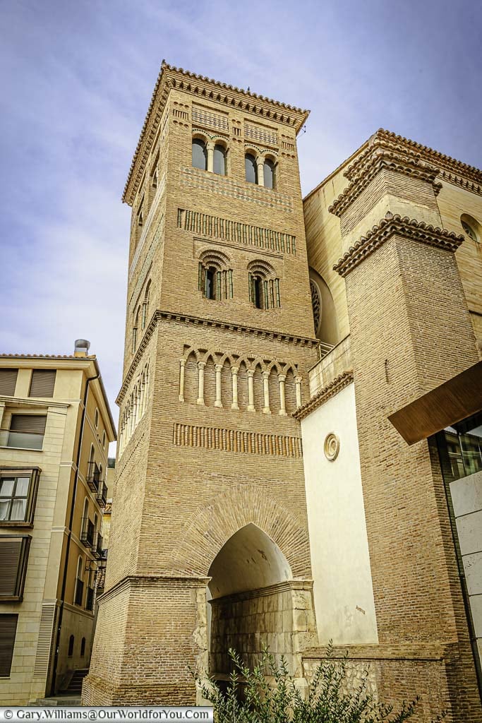 The mudéjar church tower of San Pedro de Teruel in teruel, spain