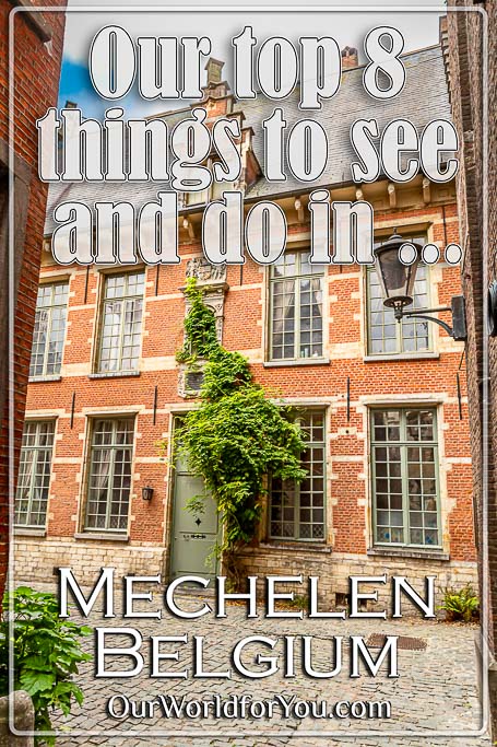 The pin image of our post - 'Mechelen, our top 8 things to see and do'