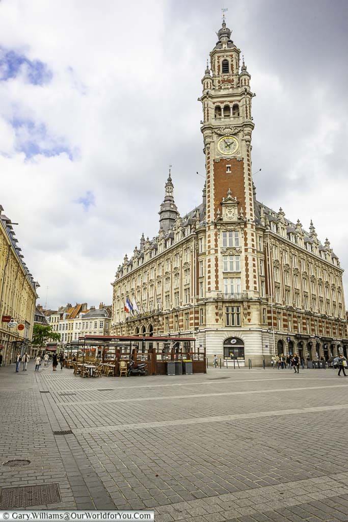 The Belfry of the Chamber of Commerce in Lille.